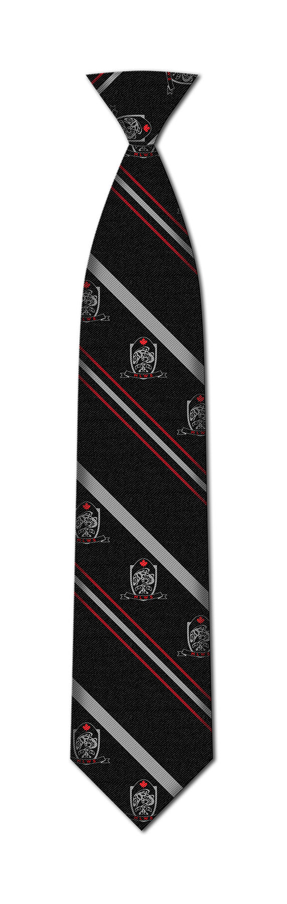 MAPLE LEAF WORLD REGULAR TIE, 100% SILK *FINAL SALE*