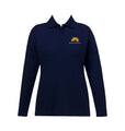 ***MEADOW MONTESSORI NAVY GOLF SHIRT, FITTED, LONG SLEEVE, YOUTH *FINAL SALE*