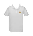 MEADOW MONTESSORI WHITE GOLF SHIRT, UNISEX, SHORT SLEEVE, YOUTH