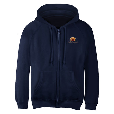 MEADOW MONTESSORI ZIP HOODIE, ADULT