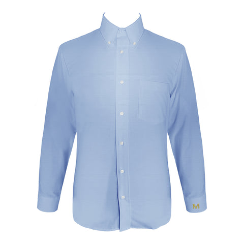 MULGRAVE LIGHT BLUE DRESS SHIRT, LONG SLEEVE, MENS