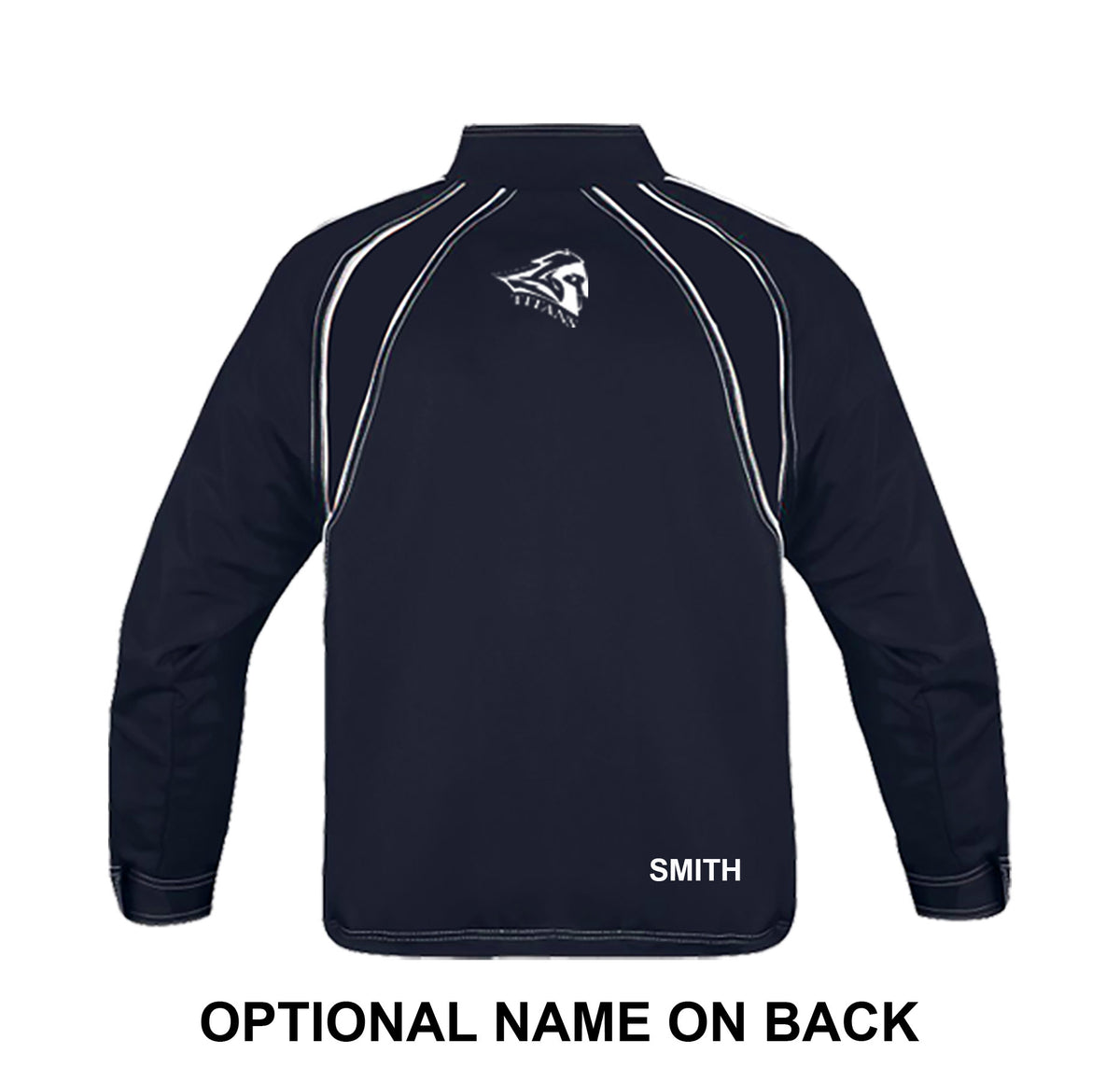 MULGRAVE TRACK JACKET WITH NAME EMBROIDERY, TWILL, YOUTH *FINAL SALE*
