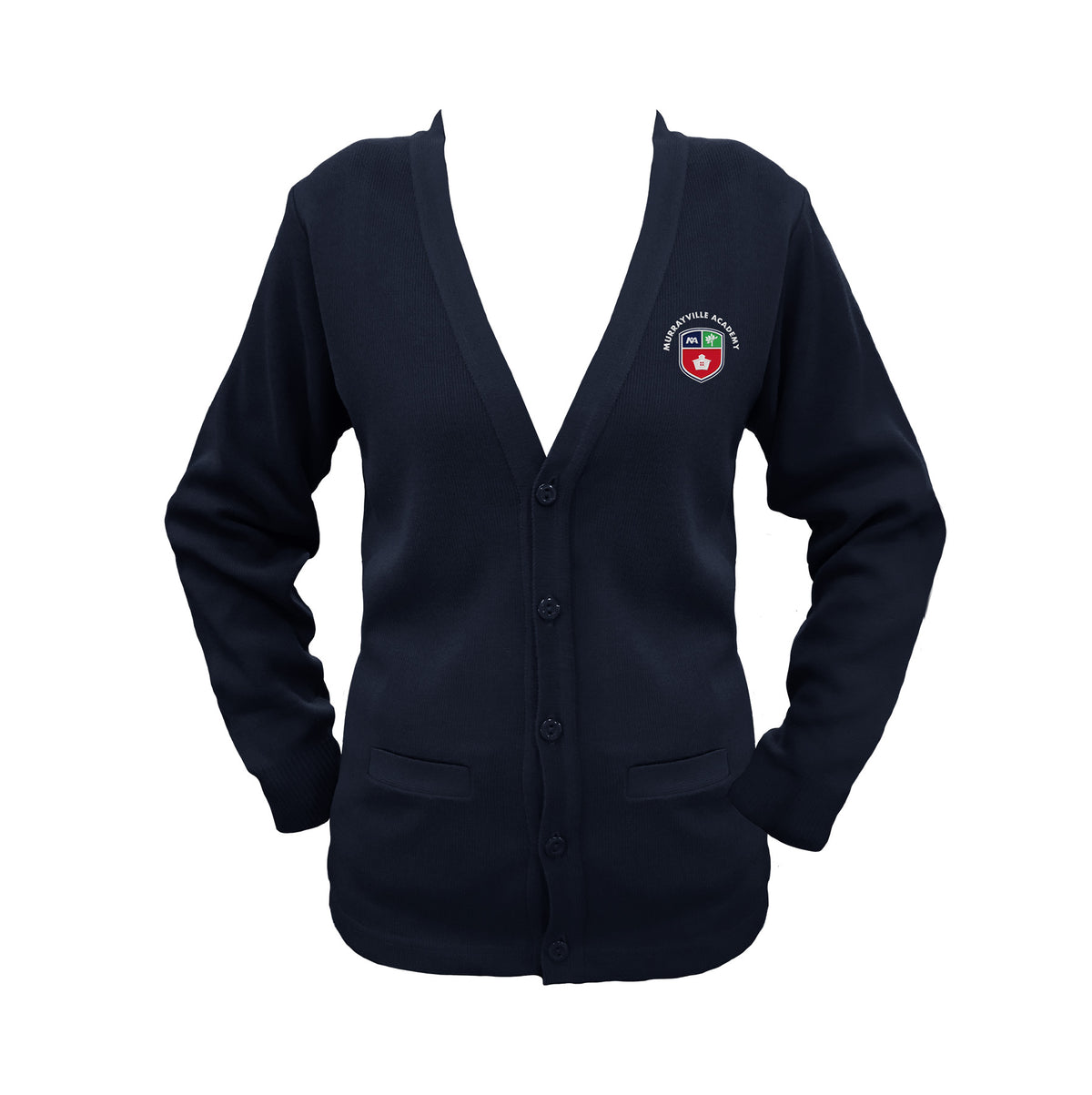 MURRAYVILLE ACADEMY CARDIGAN, UP TO SIZE 32