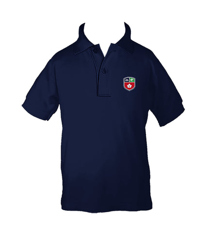MURRAYVILLE ACADEMY NAVY GOLF SHIRT, UNISEX, SHORT SLEEVE, CHILD