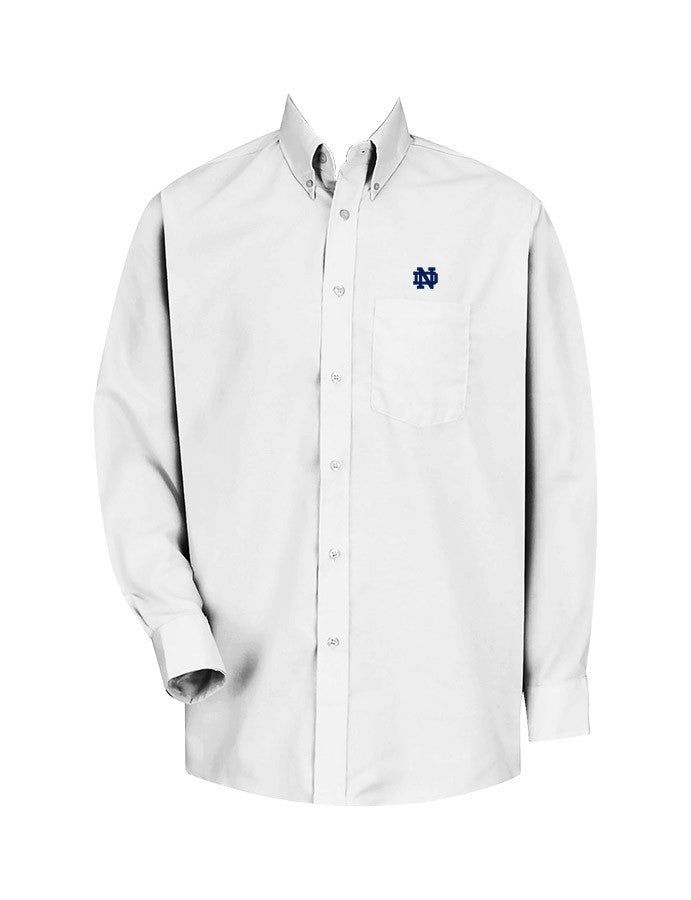NOTRE DAME DRESS SHIRT, LONG SLEEVE, MENS