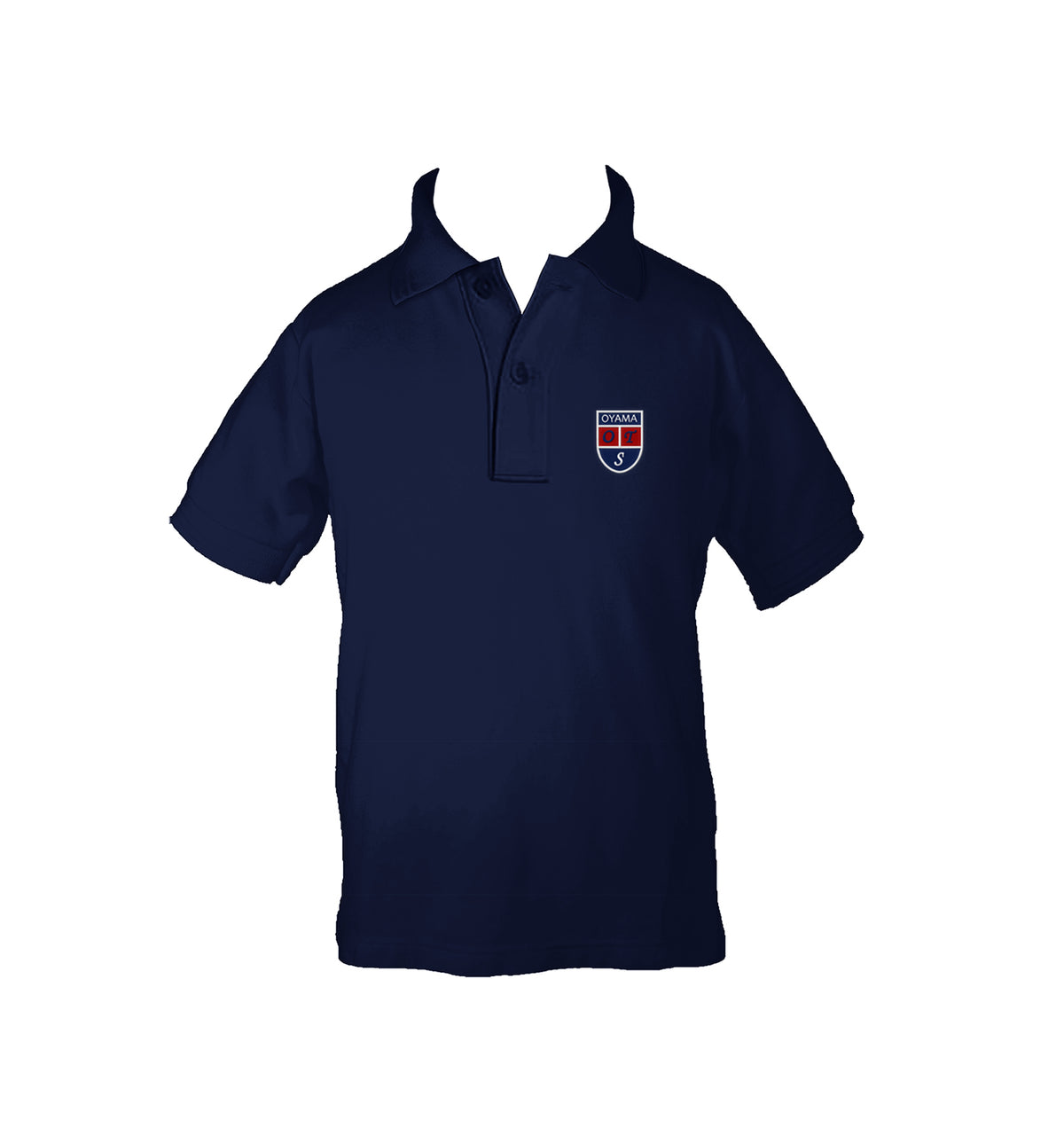 OYAMA NAVY GOLF SHIRT, UNISEX, SHORT SLEEVE, CHILD