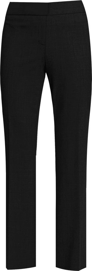 BLACK LADIES STRAIGHT LEG PANTS, SIZE 27 AND UP