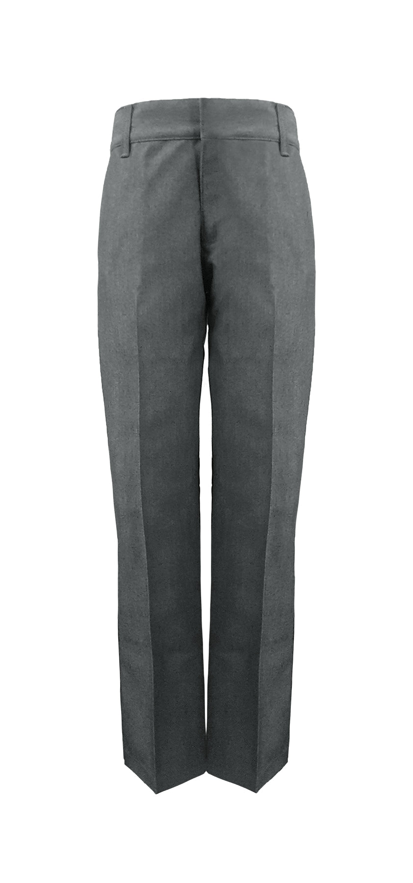 GREY GIRLS ADJUSTABLE WAIST PANTS, POLY/COTTON