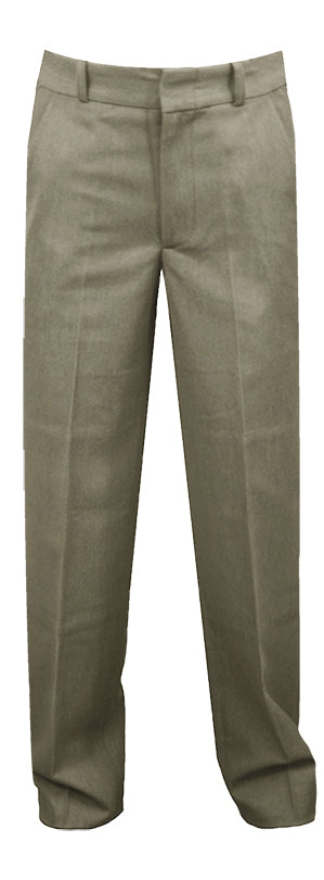 ***KHAKI MENS REGULAR BACK PANTS, SLIM CUT, POLY/VISCOSE, UP TO SIZE 32