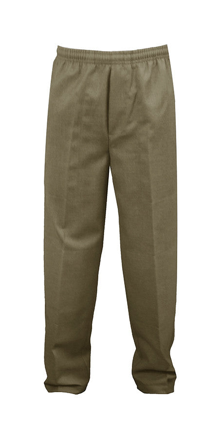 KHAKI RUGBY PANTS, POLY/COTTON, YOUTH