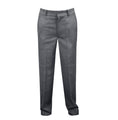 GREY MENS REGULAR BACK PANTS, SLIM CUT, POLY/VISCOSE, SIZE 33 AND UP