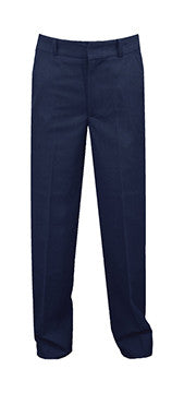 DARK NAVY MENS REGULAR BACK PANTS, SLIM CUT, POLY/VISCOSE, UP TO SIZE 32