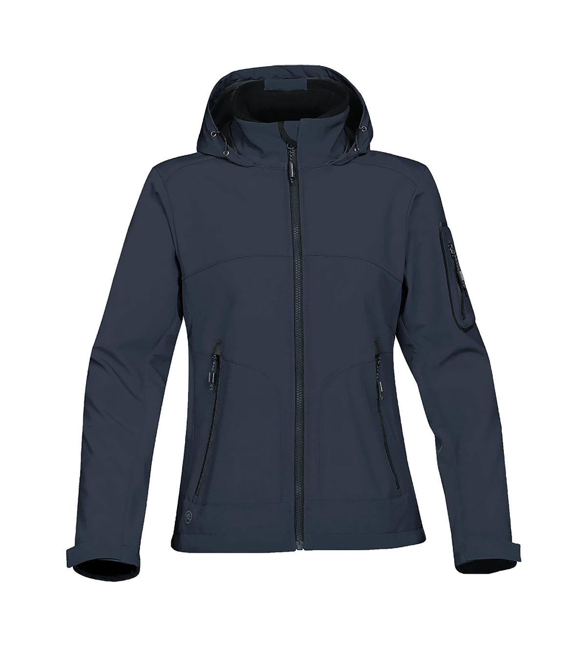 NAVY RAIN COAT WITH HOOD, GIRLS, ADULT *FINAL SALE*