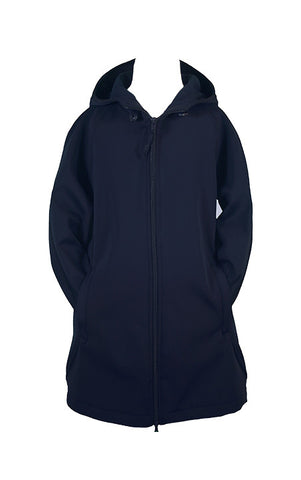 ***NAVY SOFTSHELL RAINCOAT WITH HOOD, GIRLS, YOUTH *FINAL SALE*