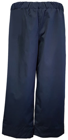 NAVY RAIN SUIT PANTS, WATER REPELLENT