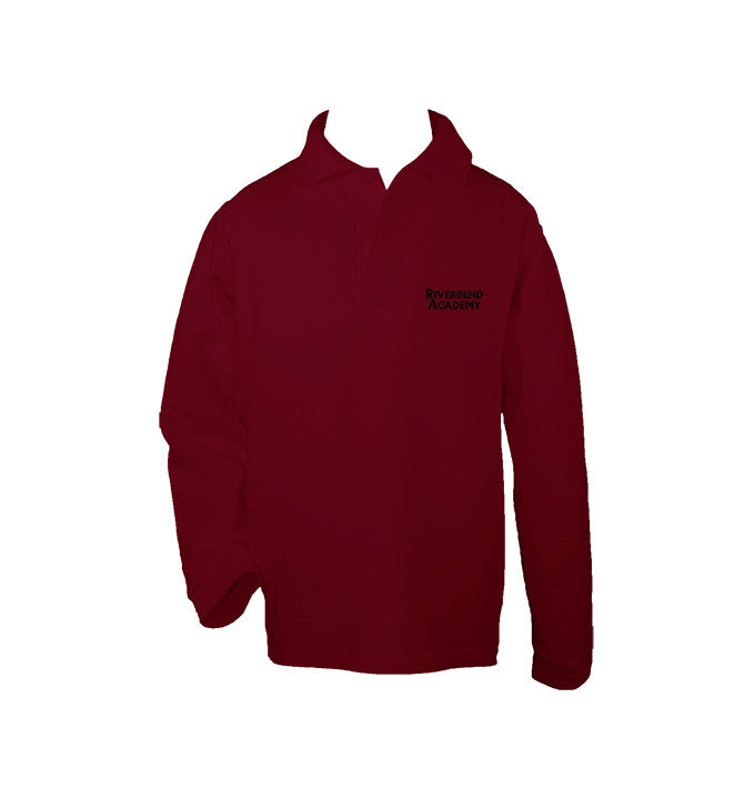 RIVERBEND ACADEMY GOLF SHIRT, UNISEX, LONG SLEEVE, CHILD