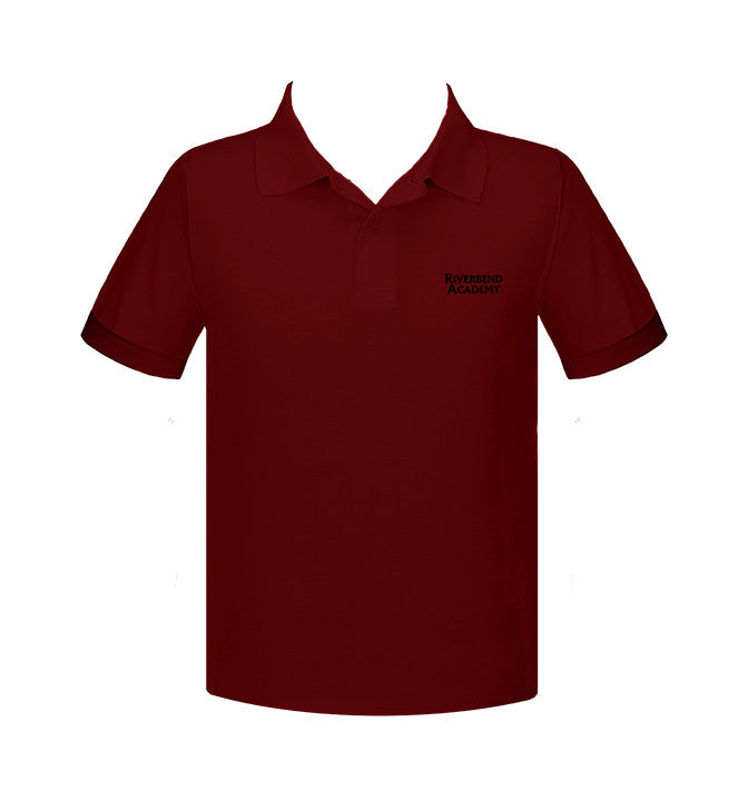 RIVERBEND ACADEMY GOLF SHIRT, UNISEX, SHORT SLEEVE, ADULT