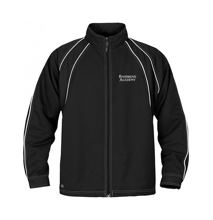 RIVERBEND ACADEMY TRACK JACKET, TWILL, ADULT