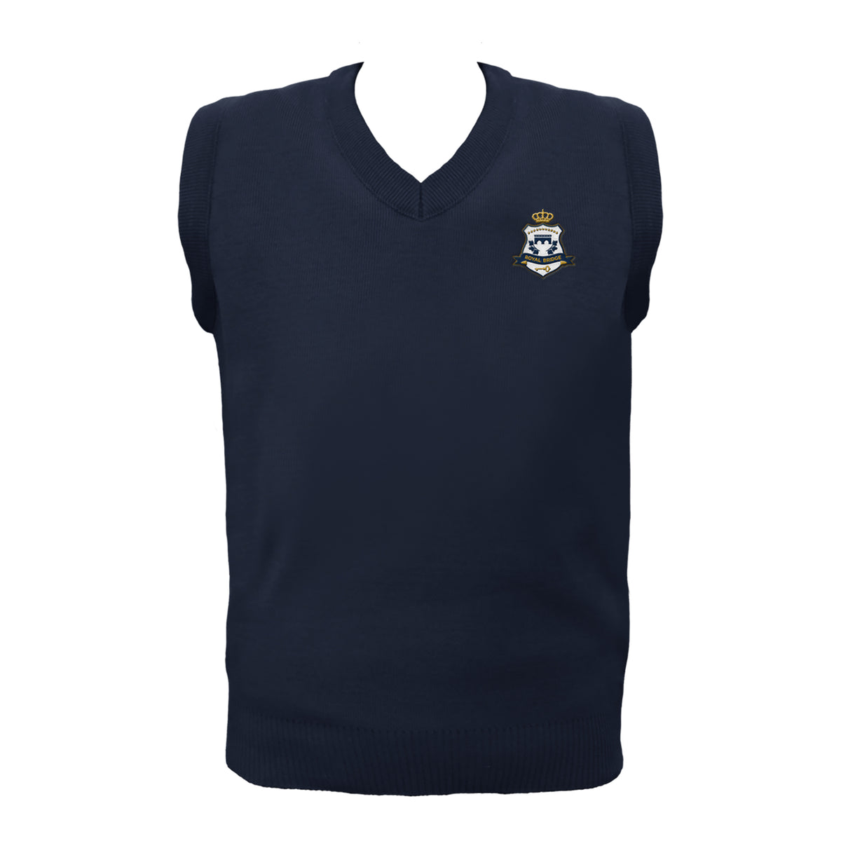 ROYAL BRIDGE HIGH SCHOOL VEST, UP TO SIZE 32