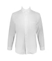 WHITE DRESS SHIRT, UNISEX, LONG SLEEVE, YOUTH