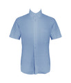 LIGHT BLUE DRESS SHIRT, SHORT SLEEVE, SLIM FIT, MENS