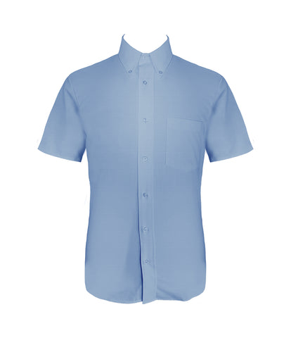 LIGHT BLUE DRESS SHIRT, SHORT SLEEVE, SLIM FIT, MENS