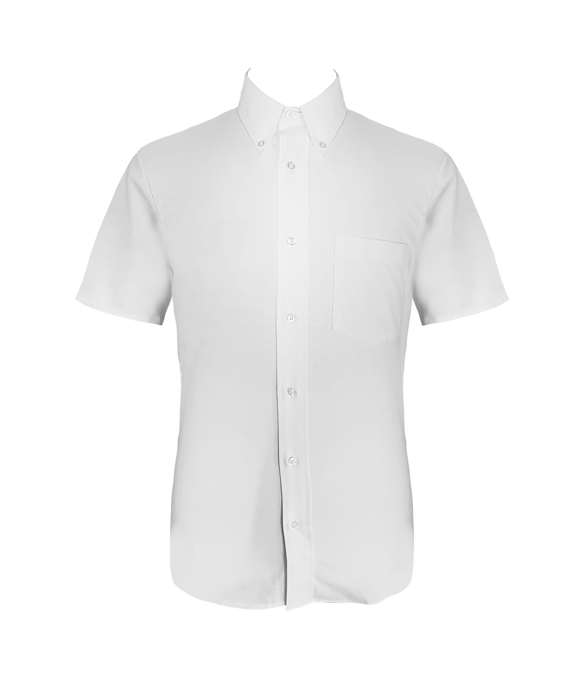 WHITE DRESS SHIRT, SHORT SLEEVE, SLIM FIT, MENS