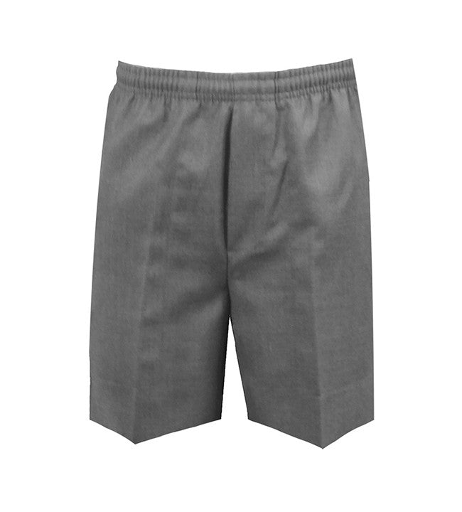 GREY RUGBY SHORTS, POLY/VISCOSE, YOUTH