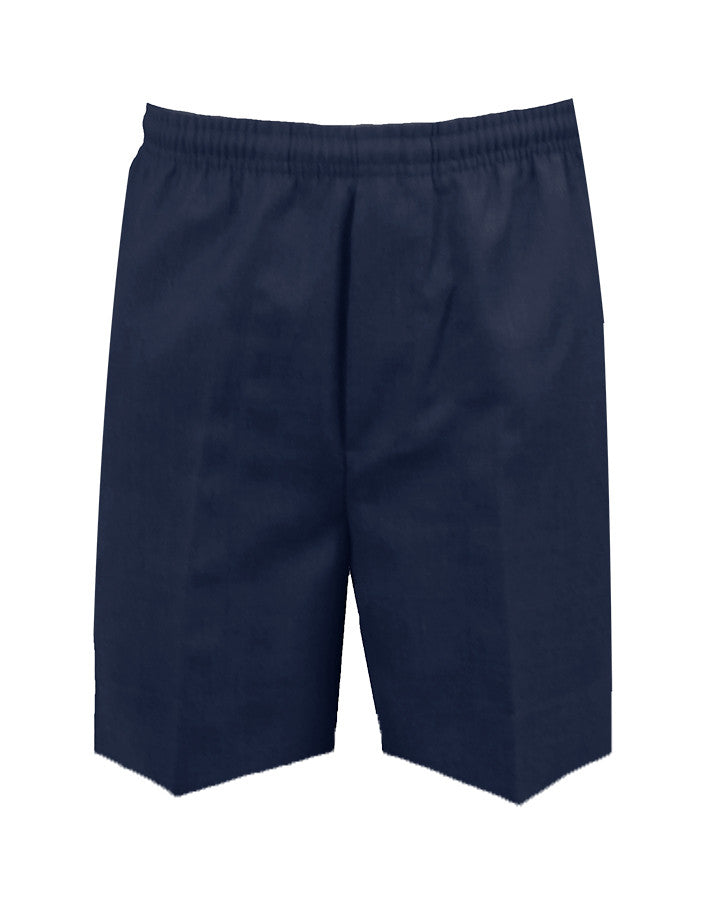 DARK NAVY RUGBY SHORTS, POLY/COTTON, CHILD