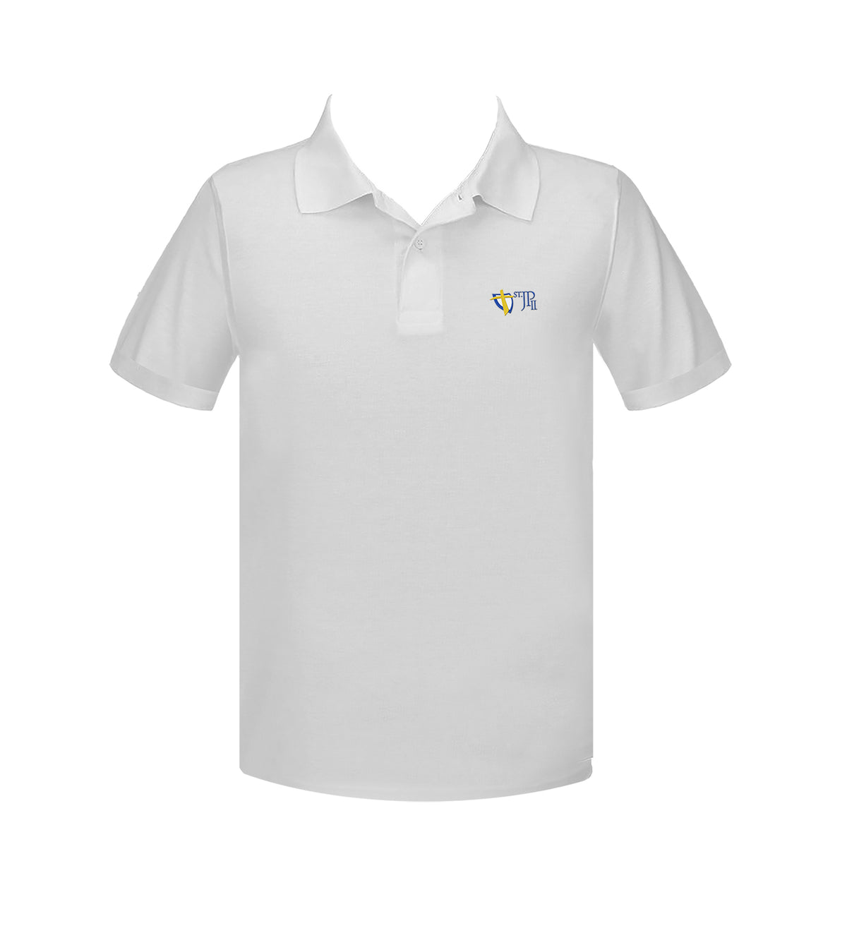 ST. JOHN PAUL II GOLF SHIRT, UNISEX, SHORT SLEEVE, CHILD