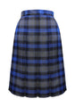 TARTAN 3 PLEATS IN FRONT AND FLAT BACK SKIRT, ADJUSTABLE WAIST, REGULAR, 2901-59