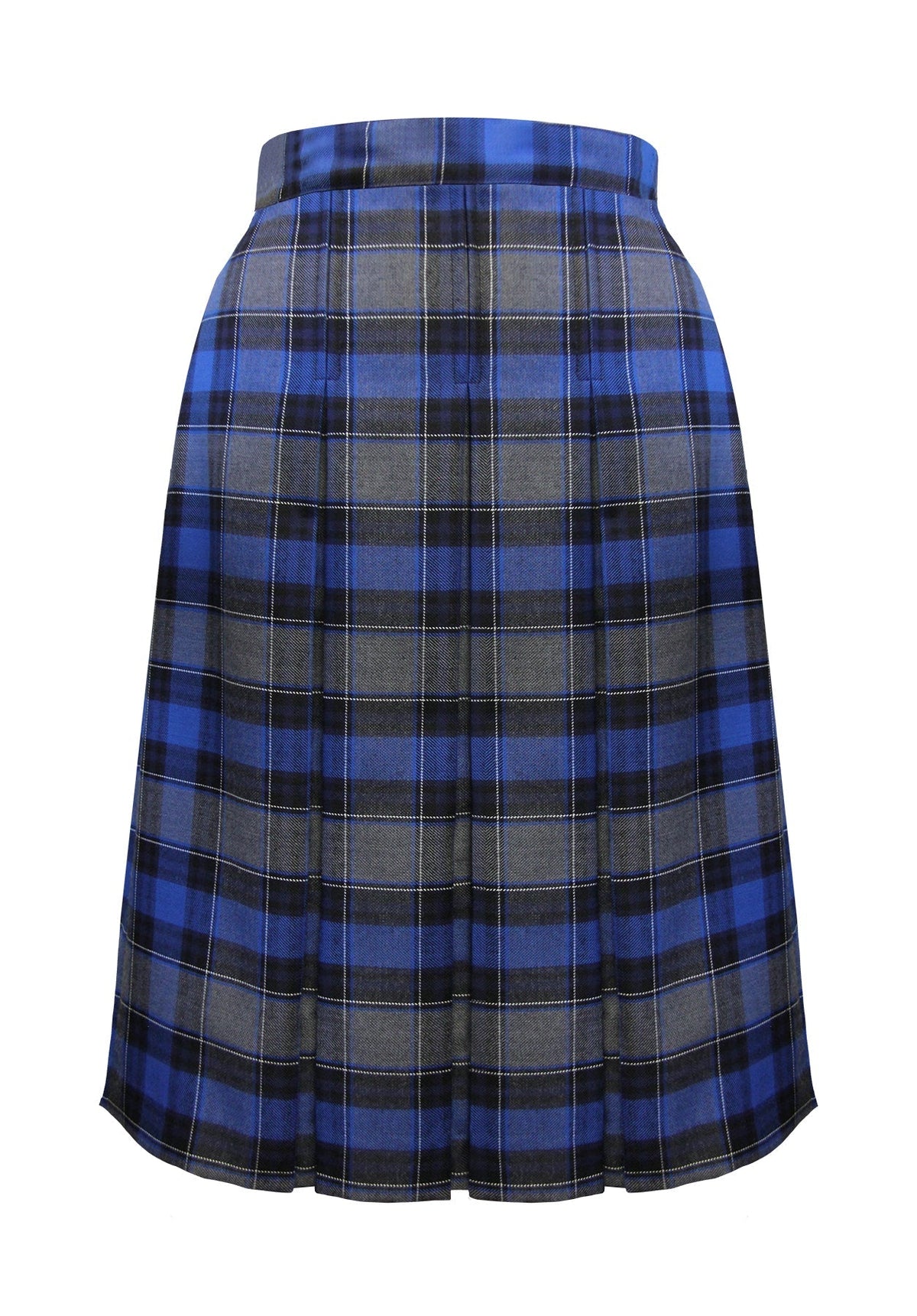 TARTAN 3 PLEATS IN FRONT AND FLAT BACK SKIRT, ADJUSTABLE WAIST, TALL, 2901-59