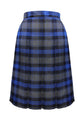 TARTAN 3 PLEATS IN FRONT AND FLAT BACK SKIRT, ADJUSTABLE WAIST, TALL, 2901-59