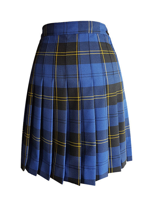TARTAN FULL PLEAT SKIRT, ADJUSTABLE WAIST, 2901-44
