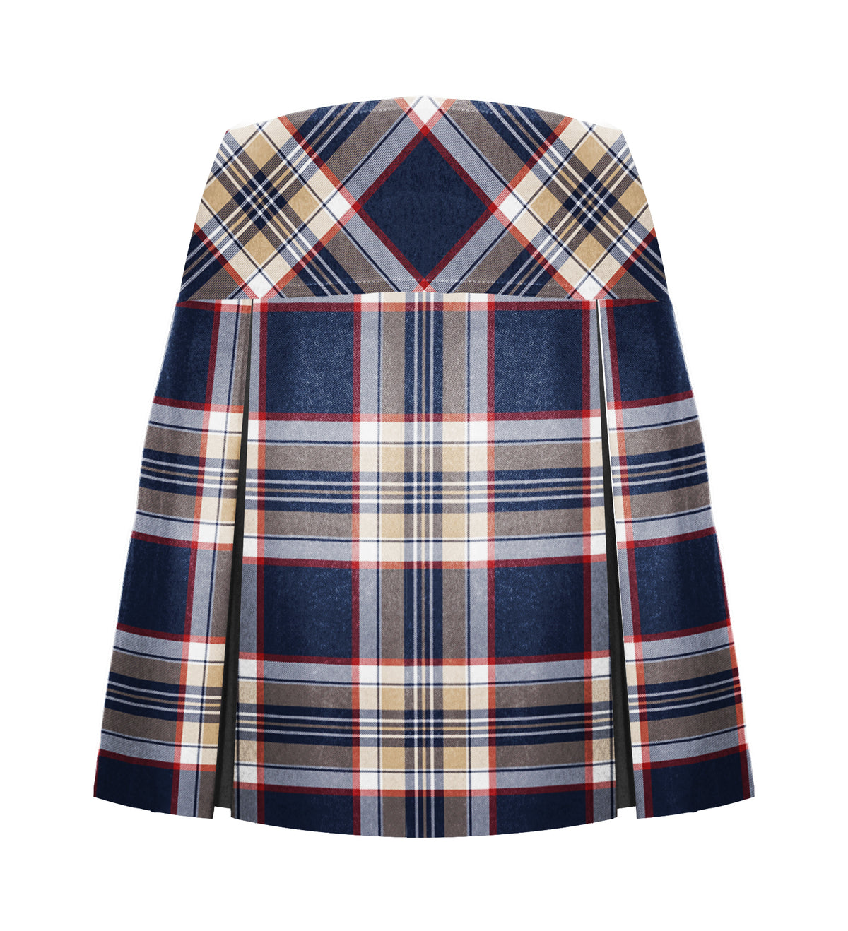 ***TARTAN TENNIS SKORT, ADJUSTABLE WAIST, 2901-47