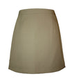 ***KHAKI ADJUSTABLE WAIST STANDARD SKORT, SIZE 28 AND UP *FINAL SALE*