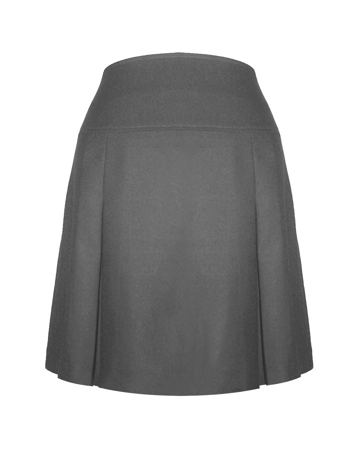 GREY TENNIS SKORT WITH BIKE SHORTS, ADJUSTABLE WAIST