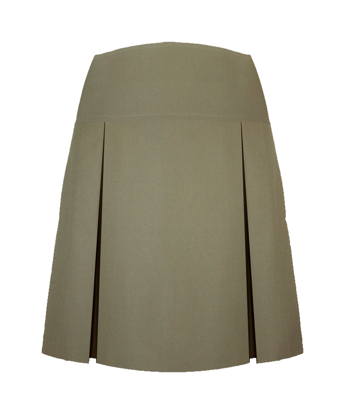 KHAKI TENNIS SKORT WITH BIKE SHORTS, ADJUSTABLE WAIST