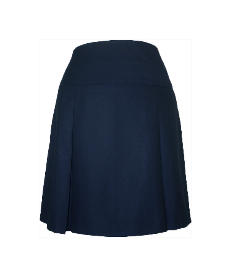 DARK NAVY TENNIS SKORT WITH BIKE SHORTS, ADJUSTABLE WAIST