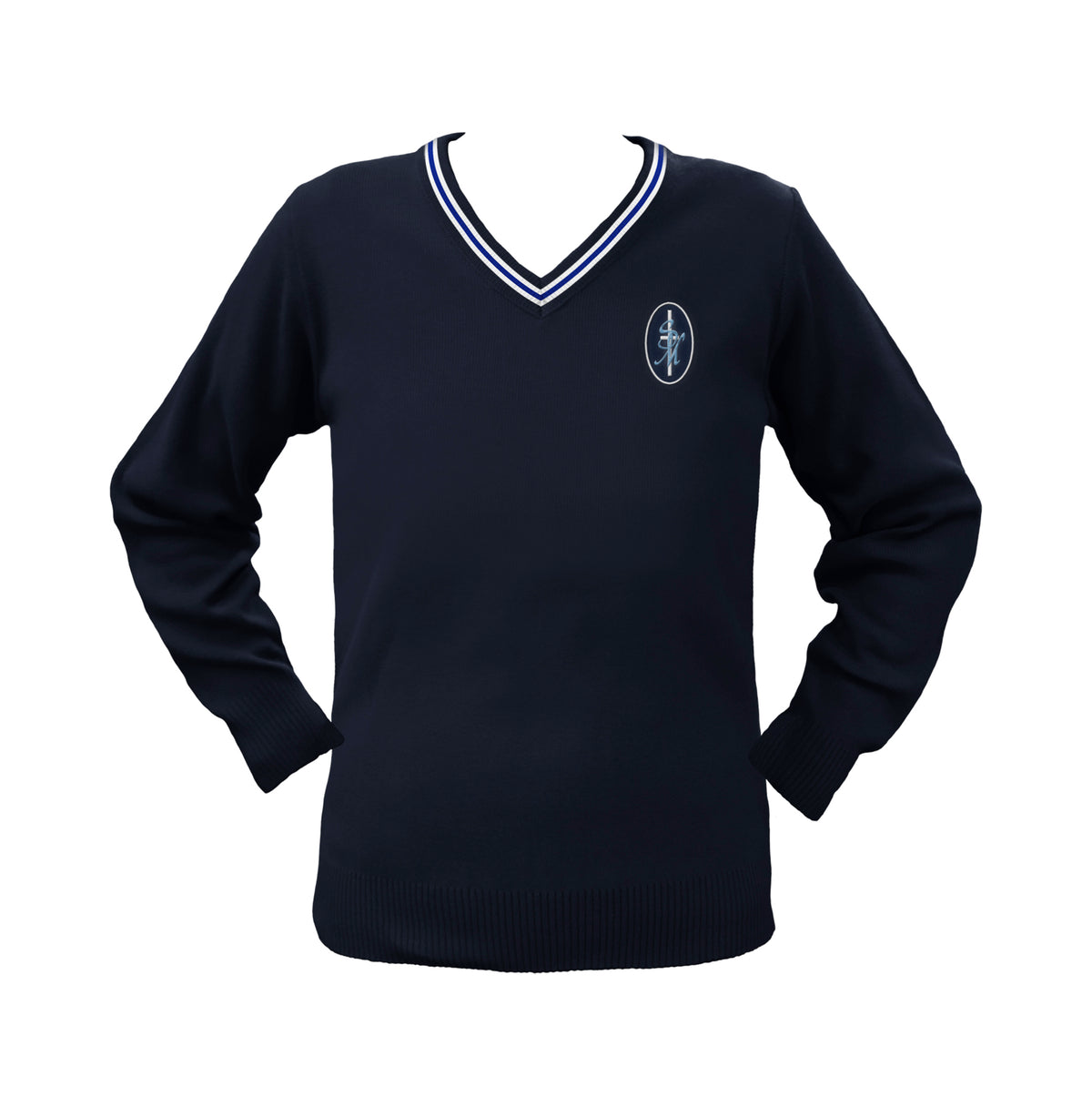 ST. MARY'S PULLOVER WITH PIPING, UP TO SIZE 32