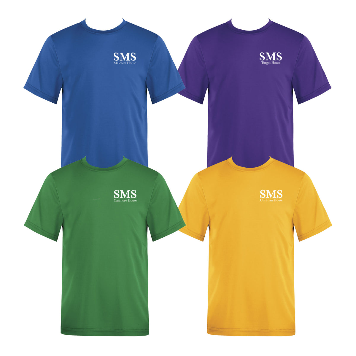 SMS HOUSE T-SHIRT, WICKING, YOUTH