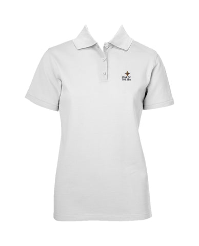 STAR OF THE SEA GOLF SHIRT, GIRLS, SHORT SLEEVE, ADULT