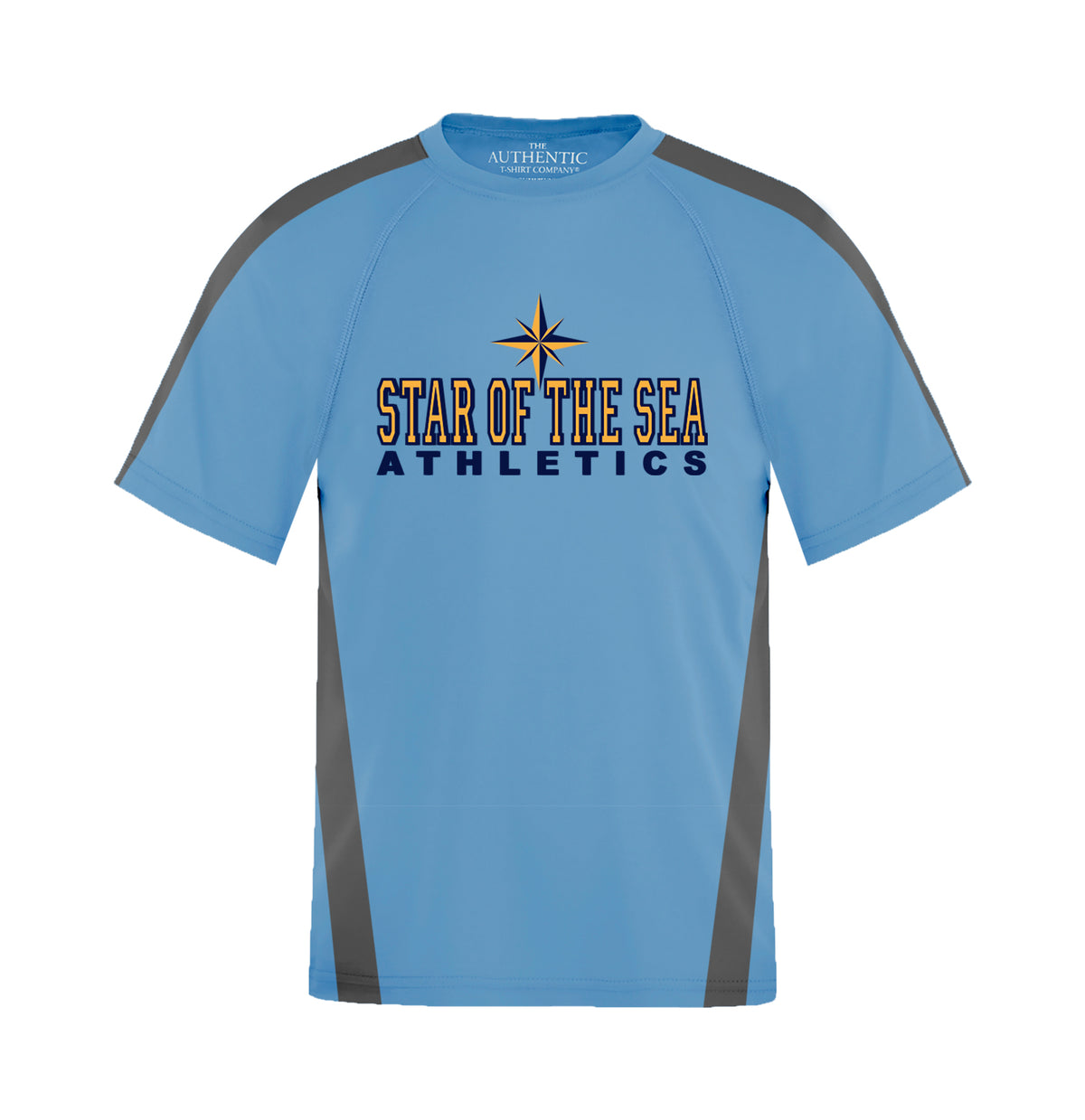 STAR OF THE SEA GYM T-SHIRT, WICKING, YOUTH