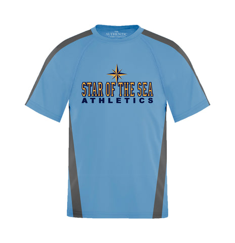 STAR OF THE SEA GYM T-SHIRT, WICKING, ADULT