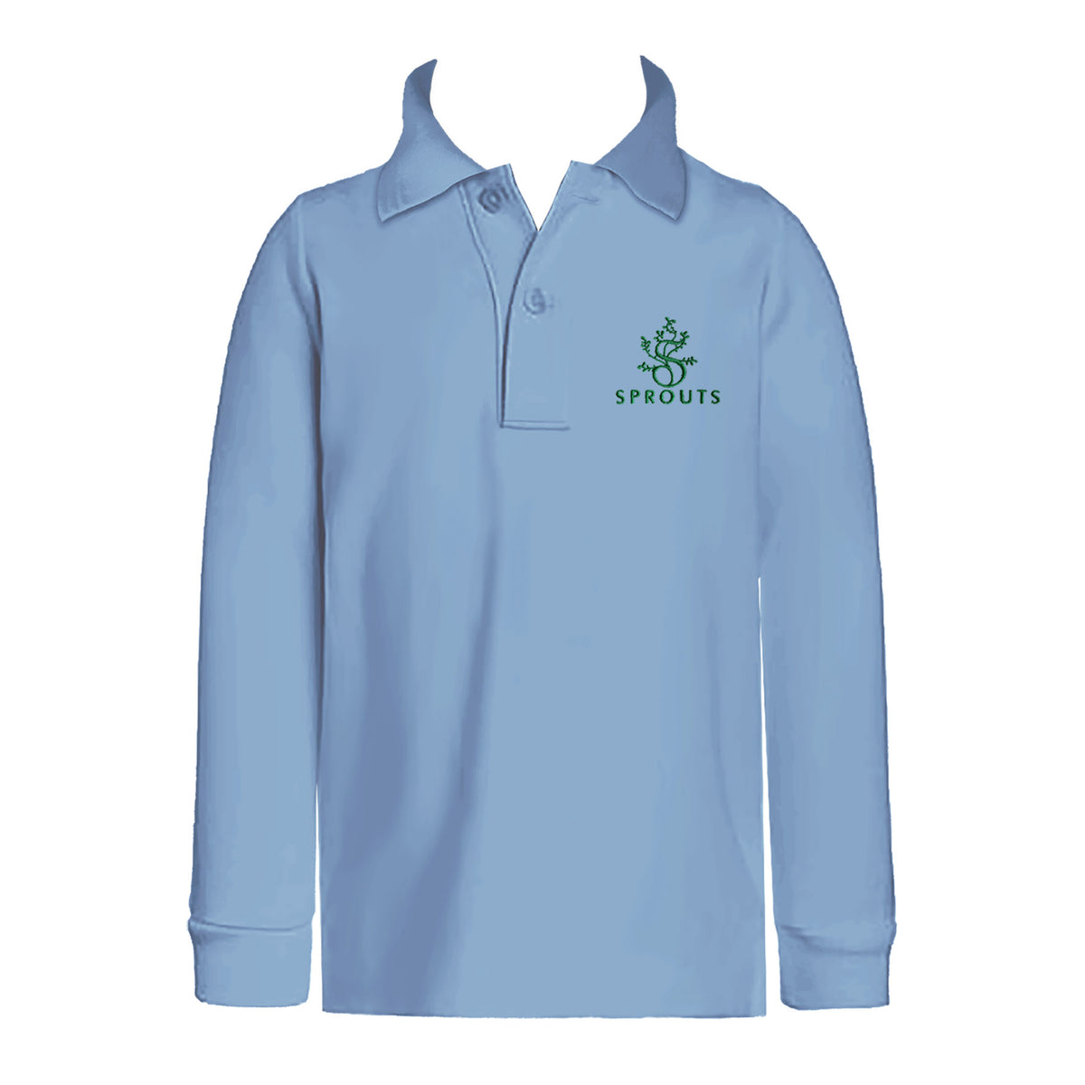 SPROUTS ACADEMY GOLF SHIRT, UNISEX, LONG SLEEVE, CHILD