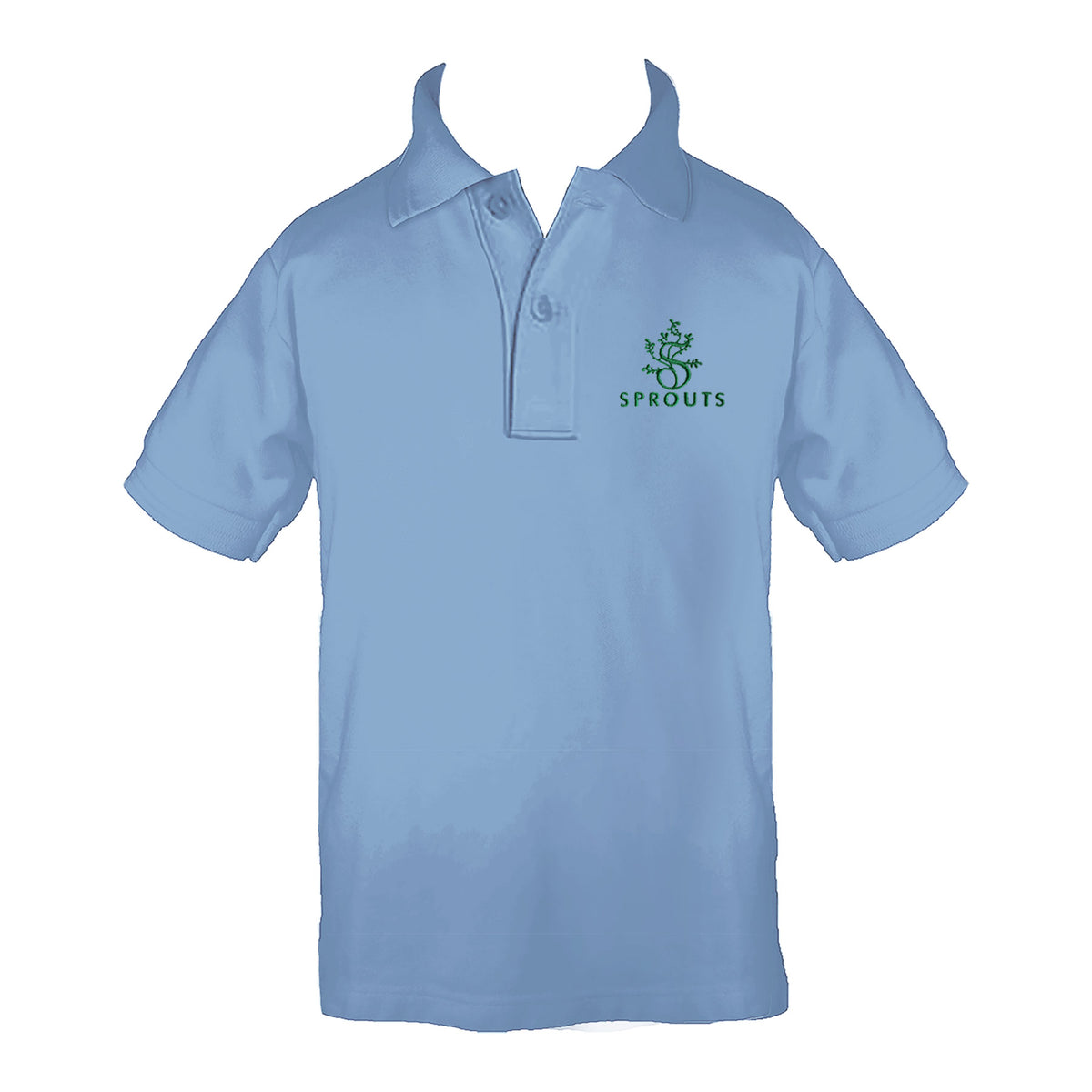 SPROUTS ACADEMY GOLF SHIRT, UNISEX, SHORT SLEEVE, YOUTH