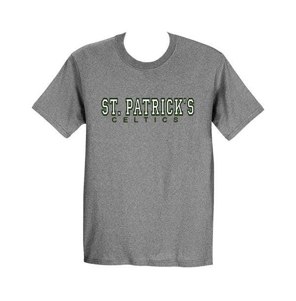 ST. PATRICK'S MAPLE RIDGE GYM T-SHIRT, COTTON, ADULT - Cambridge Uniforms