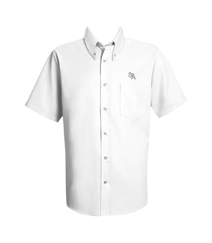 ST. THOMAS AQUINAS DRESS SHIRT, SHORT SLEEVE, MENS