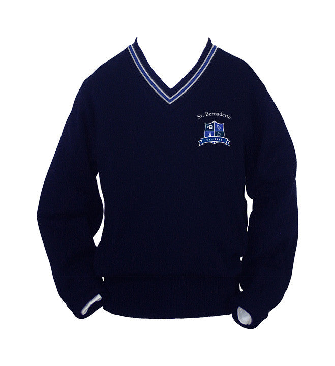 ST. BERNADETTE PULLOVER WITH PIPING, UP TO SIZE 32