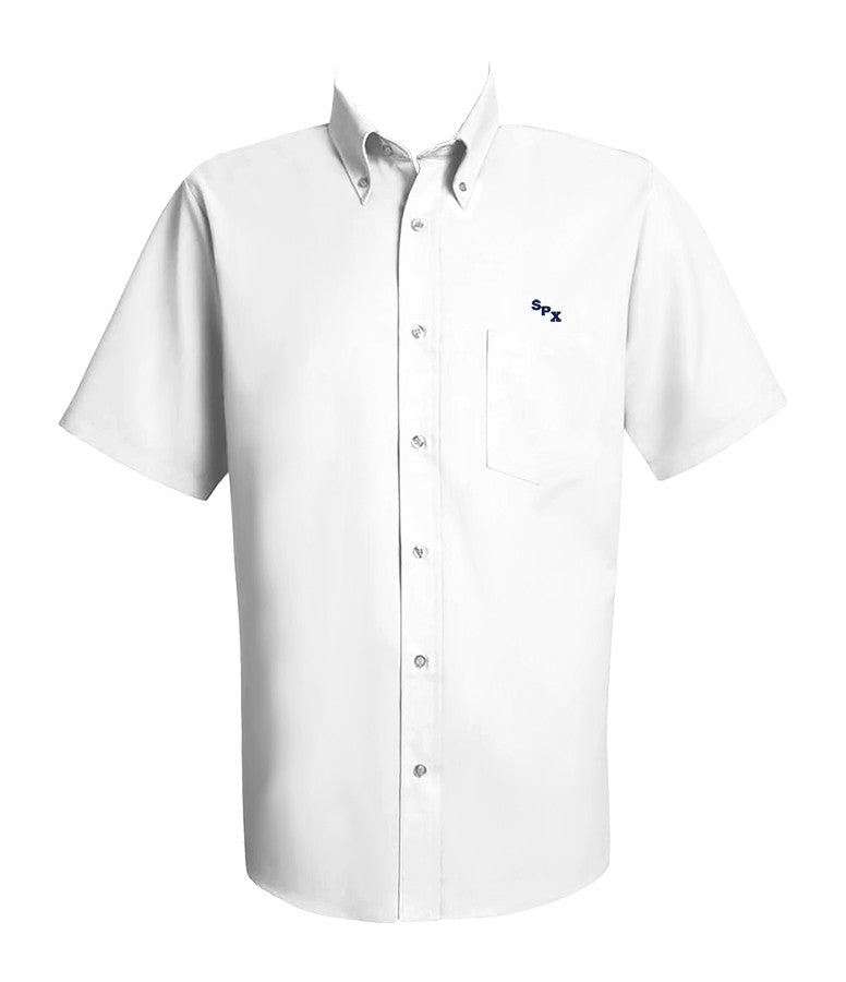 ST. PIUS DRESS SHIRT, SHORT SLEEVE, MENS